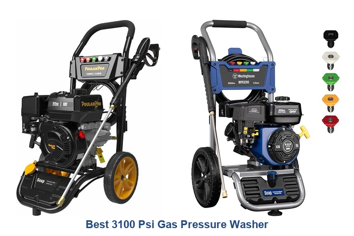 best 3100 psi gas pressure washer