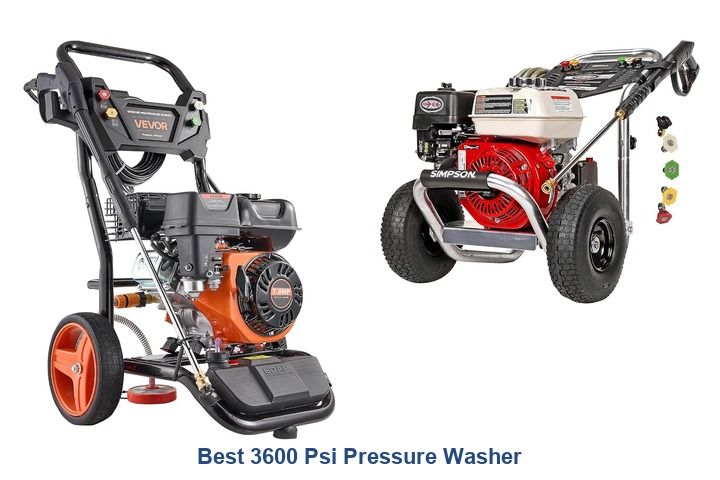 best 3600 psi pressure washer