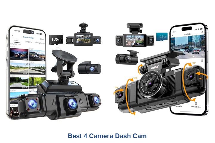 best 4 camera dash cam