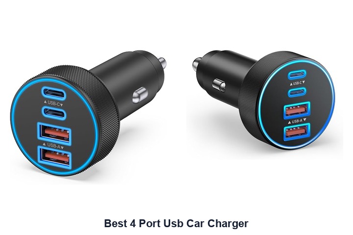best 4 port usb car charger