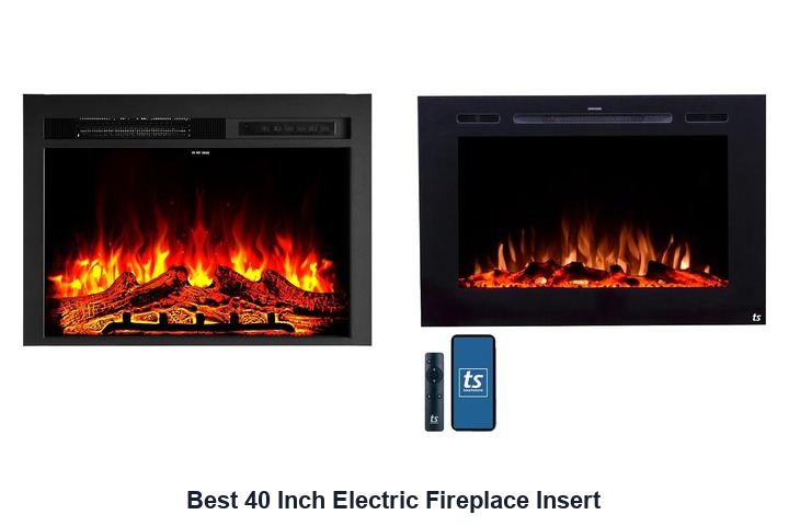 best 40 inch electric fireplace insert