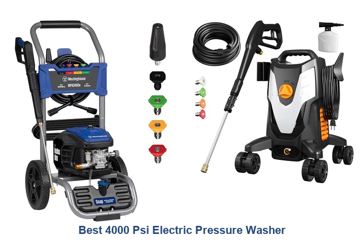best 4000 psi electric pressure washer