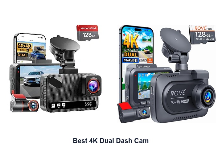 best 4k dual dash cam