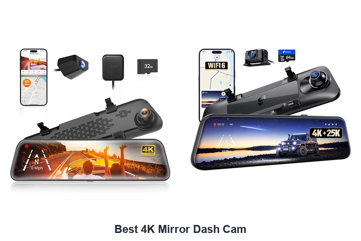 best 4k mirror dash cam