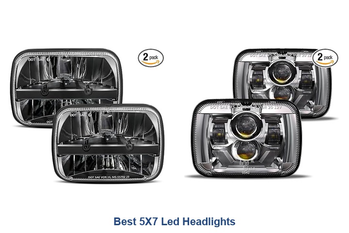best 5x7 led headlights
