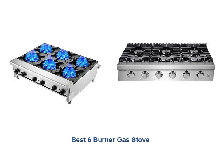 best 6 burner gas stove