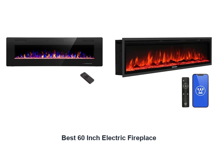 best 60 inch electric fireplace