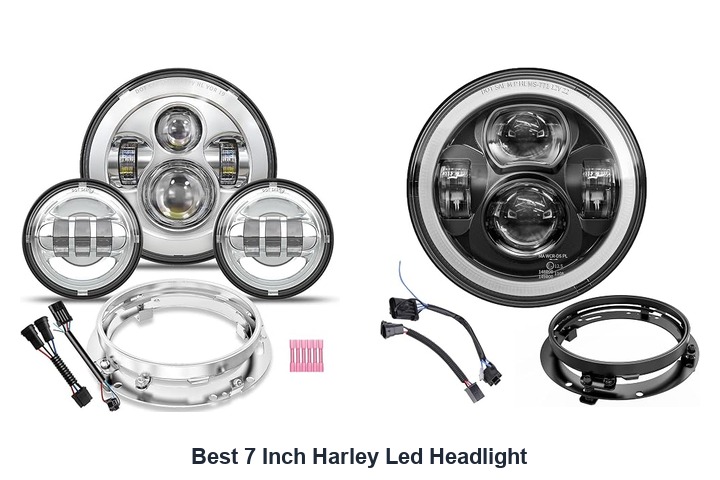 best 7 inch harley led headlight
