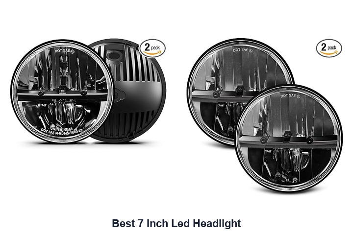 best 7 inch led headlight