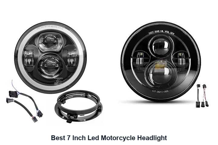 best 7 inch led motorcycle headlight