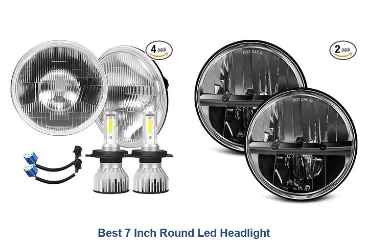 best 7 inch round led headlight