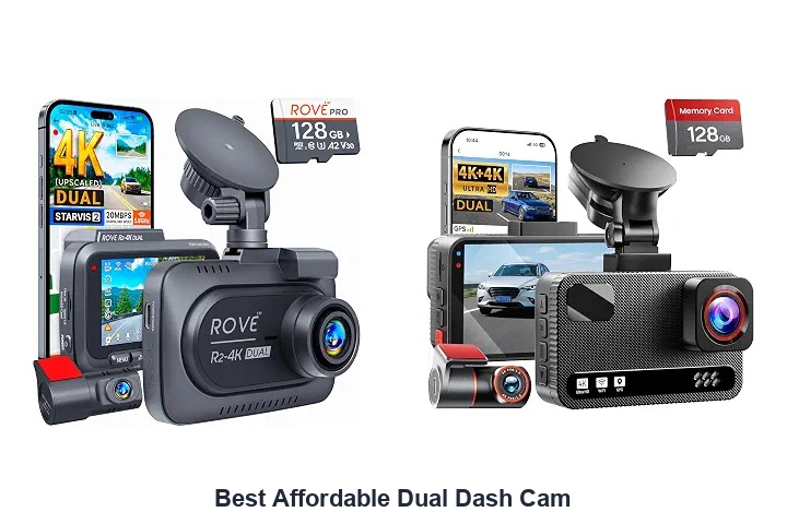 best affordable dual dash cam