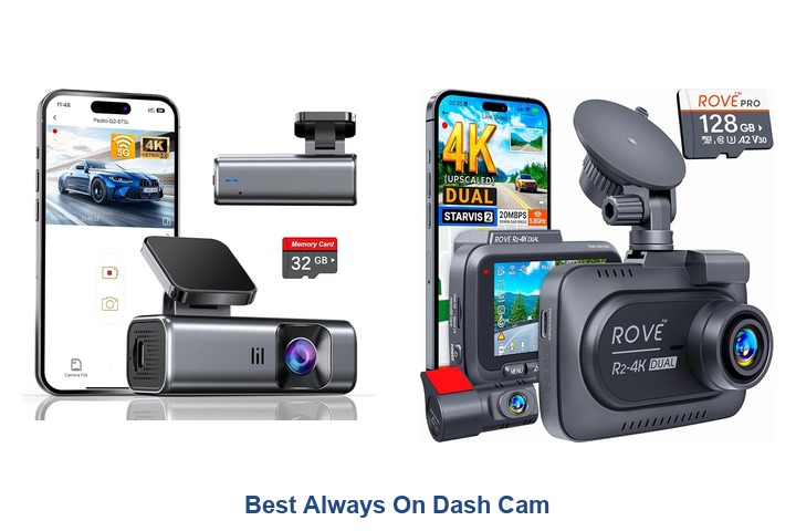 best always on dash cam
