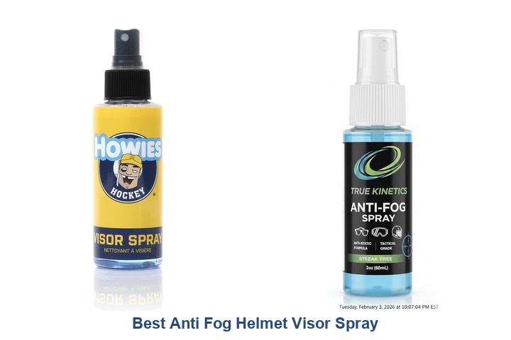 best anti fog helmet visor spray