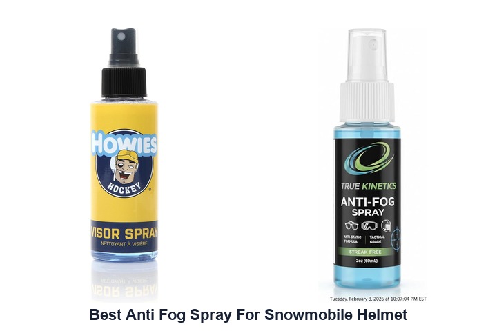 best anti fog spray for snowmobile helmet