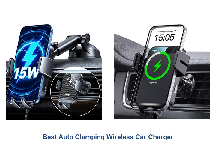 best auto clamping wireless car charger