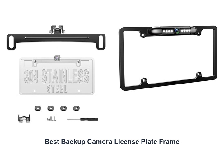 best backup camera license plate frame