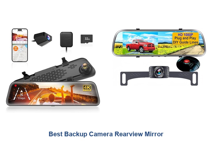 best backup camera rearview mirror