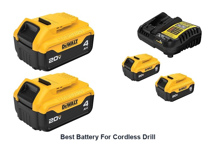 best battery for cordless drill