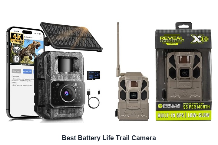 best battery life trail camera