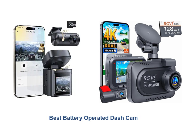 best battery operated dash cam