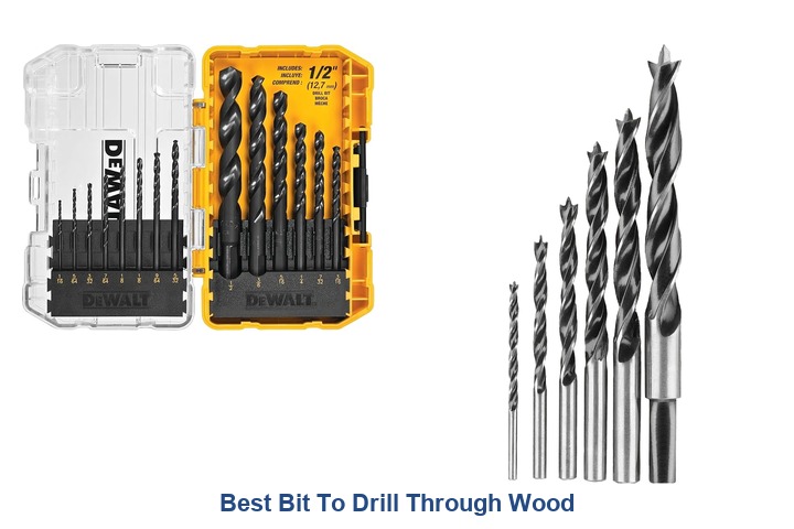 best bit to drill through wood