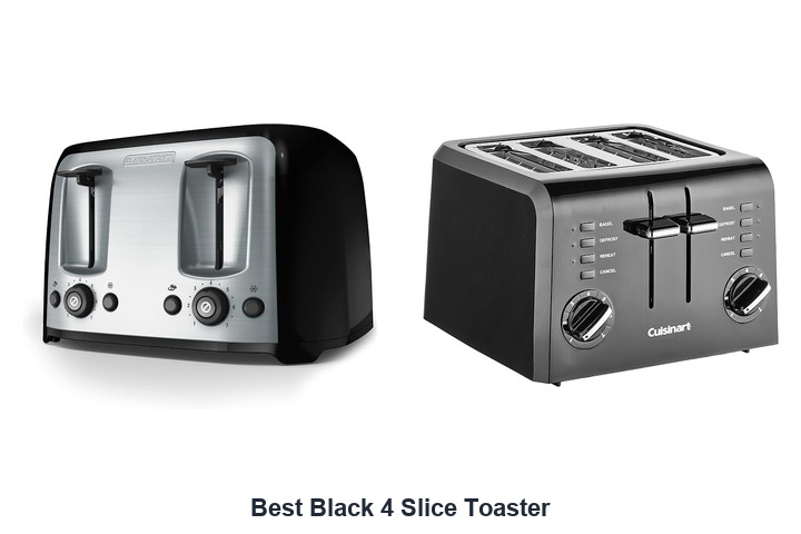 best black 4 slice toaster