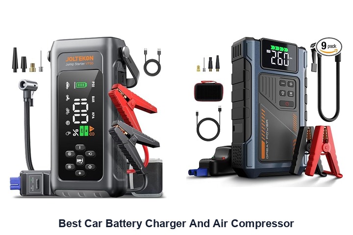 best car battery charger and air compressor