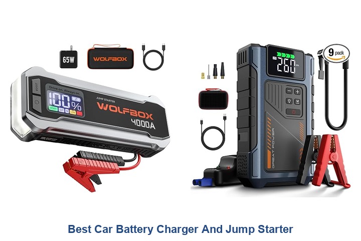 best car battery charger and jump starter