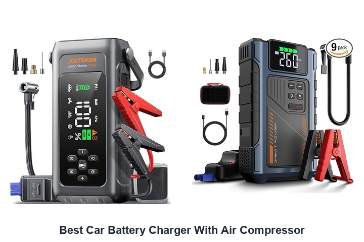 best car battery charger with air compressor