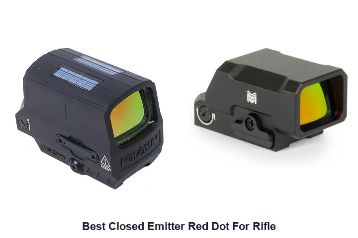 best closed emitter red dot for rifle