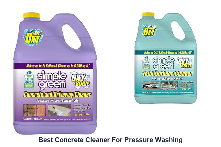 best concrete cleaner for pressure washing