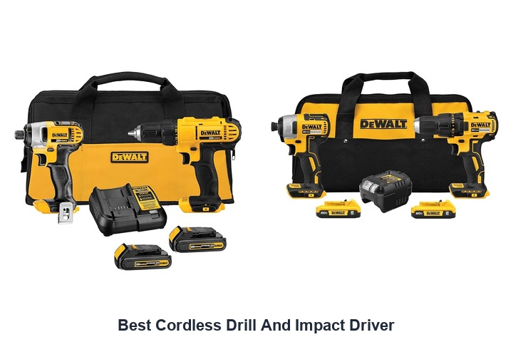 best cordless drill and impact driver