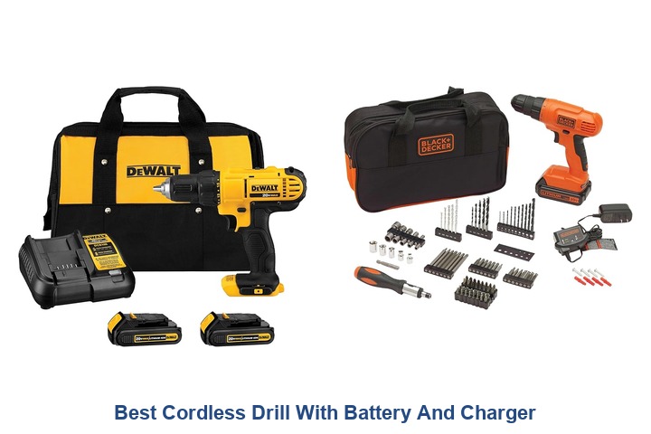 best cordless drill with battery and charger