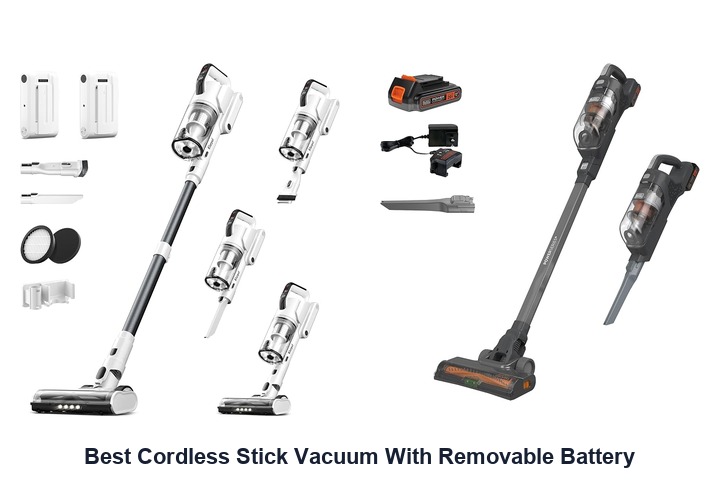 best cordless stick vacuum with removable battery