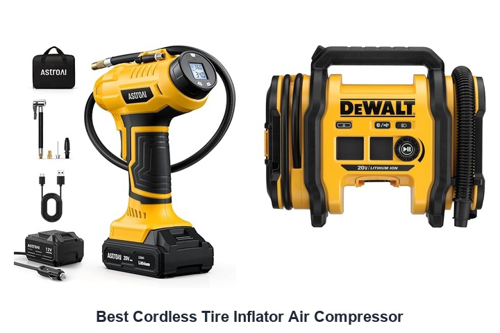 best cordless tire inflator air compressor