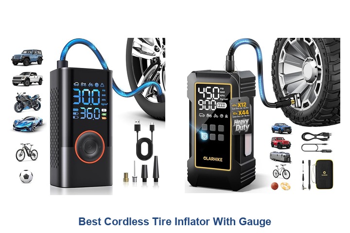 best cordless tire inflator with gauge