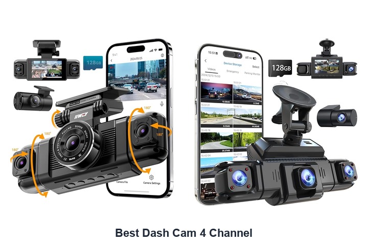 best dash cam 4 channel