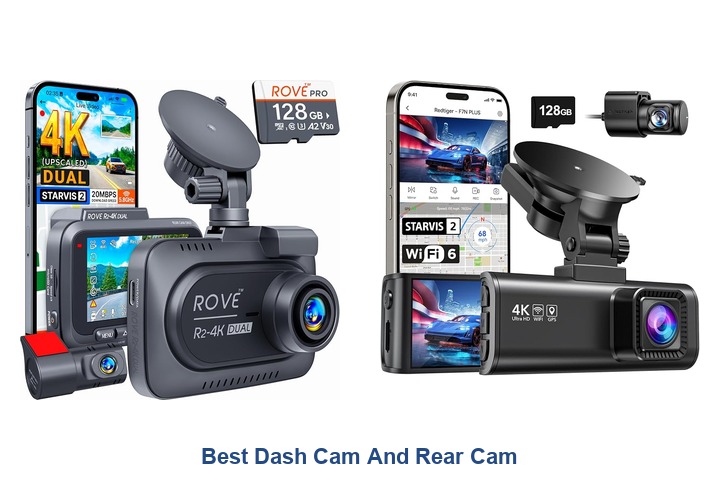 best dash cam and rear cam