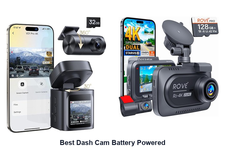 best dash cam battery powered