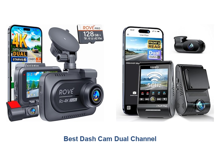 best dash cam dual channel