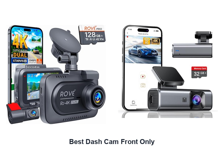 best dash cam front only