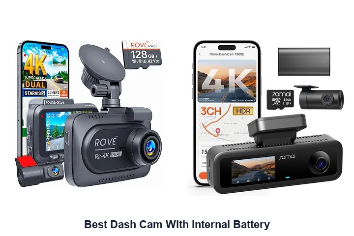 best dash cam with internal battery