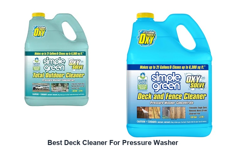 best deck cleaner for pressure washer