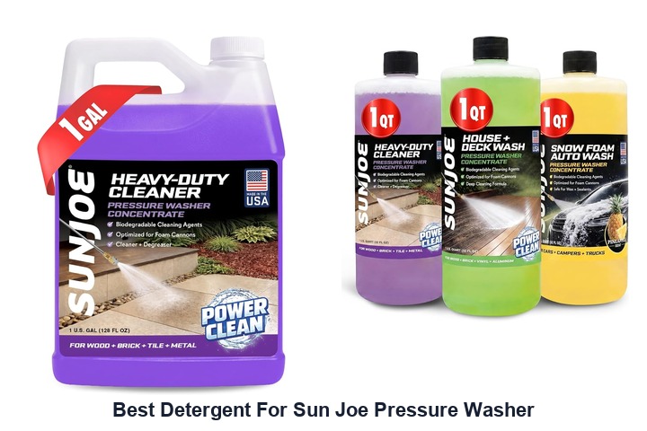 best detergent for sun joe pressure washer