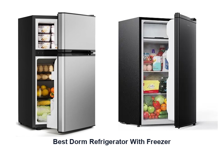 best dorm refrigerator with freezer