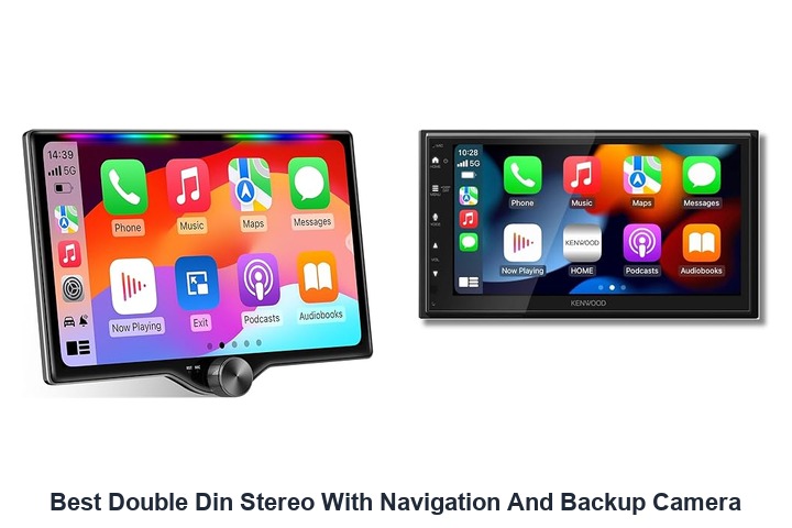 best double din stereo with navigation and backup camera