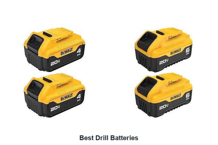 best drill batteries