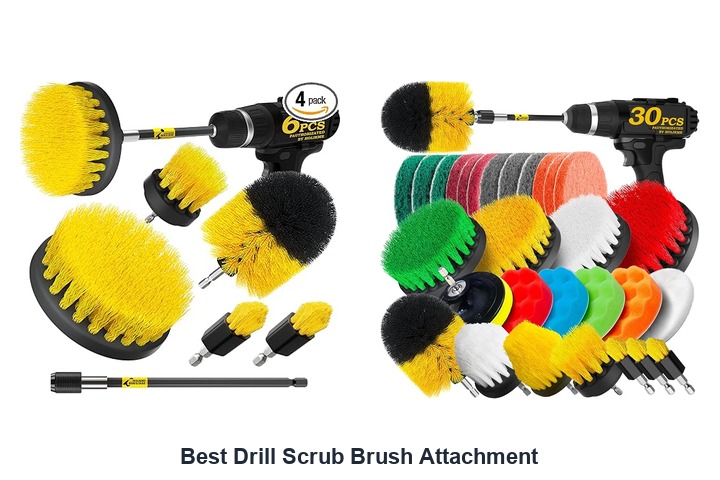 best drill scrub brush attachment