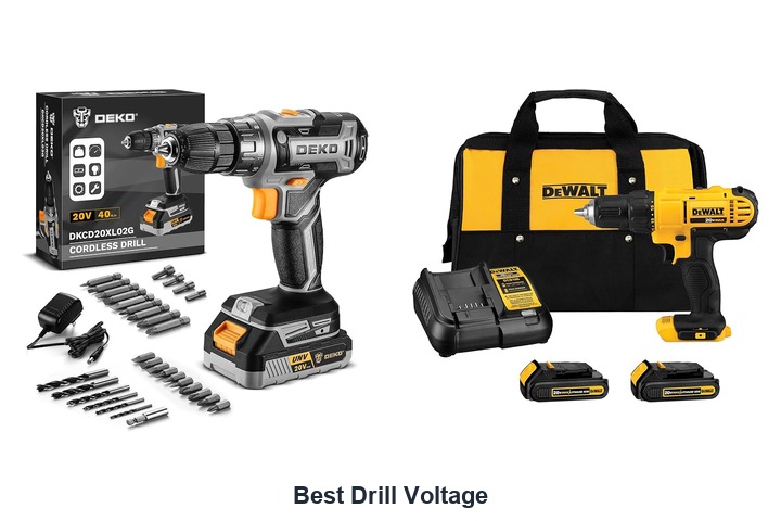 best drill voltage